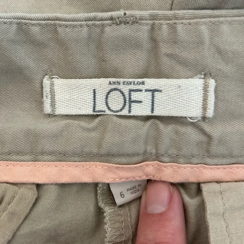 Loft Taupe Shorts